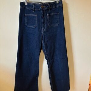 Zara Women’s Jeans (The Patch Pockets Marine Straight)